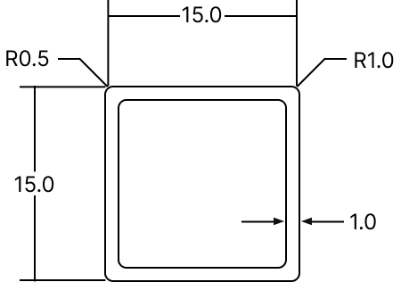 CAD Profile BGY-1298